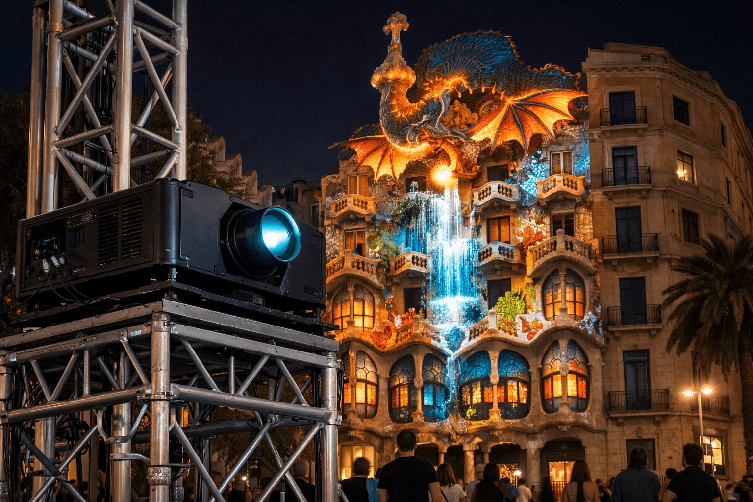 Servicio de mapping en Barcelona e Ibiza